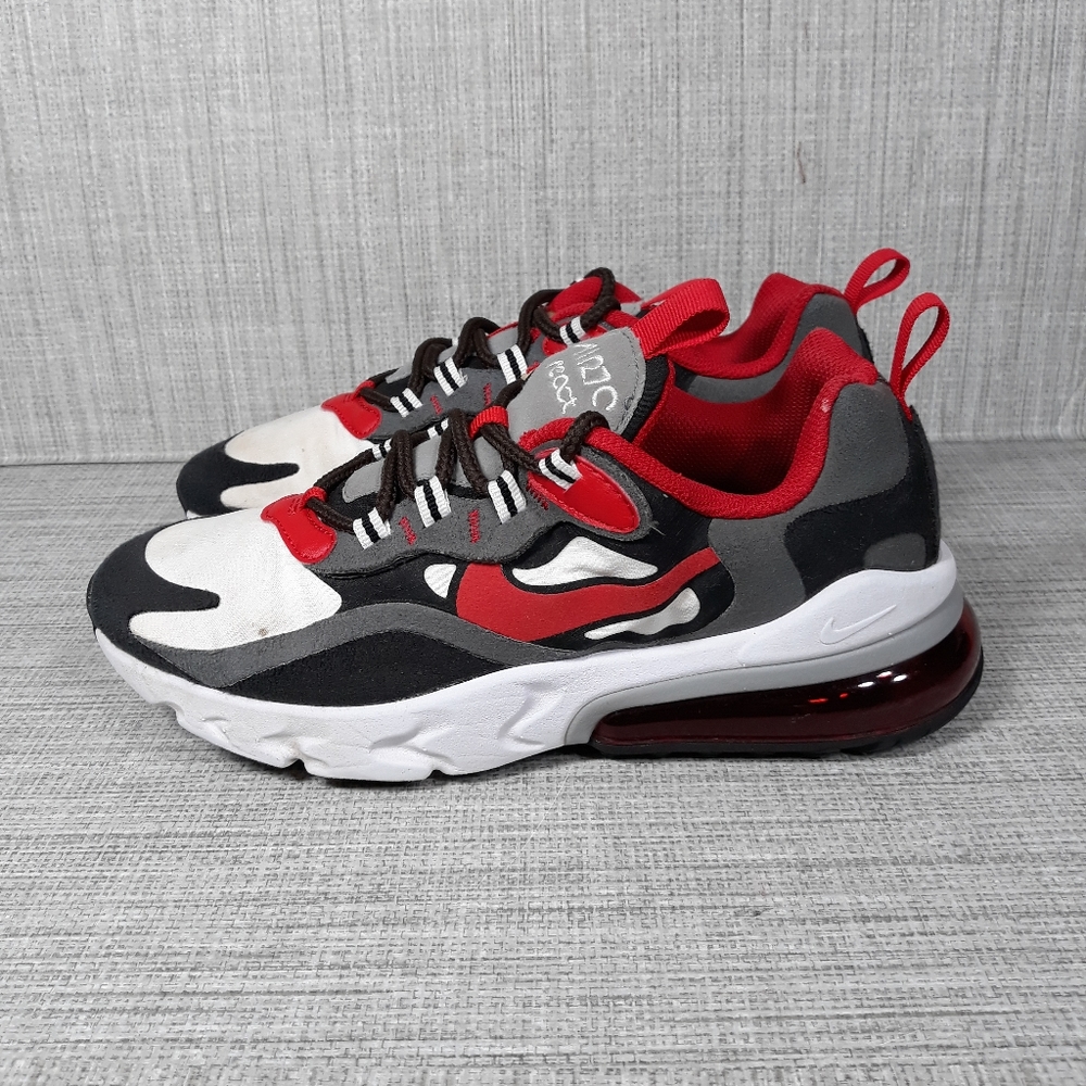 Nike Air Max 270 React Red Sneakers Sz 7